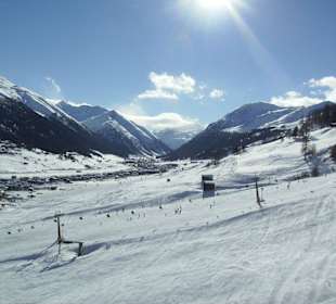 Vue sur Livigno - pistes du Valandrea