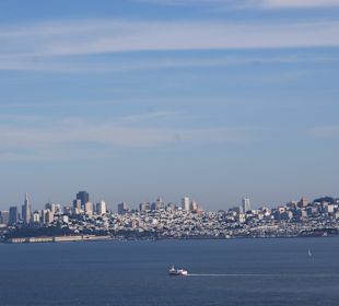 Widok z mostu na San Francisco