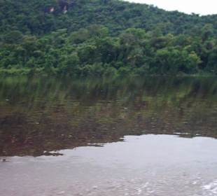 View over rain forest at Rio Caura