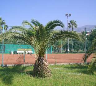 Sportplätze am Strand