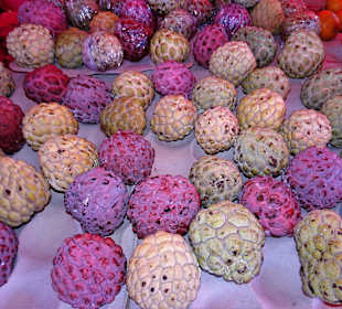 Rundgang über den Wochenmarkt von Saint-Paul