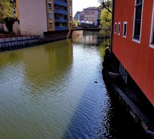 Pegnitzufer und Häuser