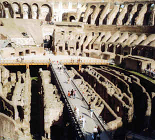 Colosseum von oben