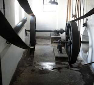 Transmission vom Wasserrad