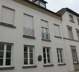 Bei der ehem. Synagoge von Haßfurt