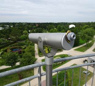Fernrohr aus der Plattform des Aussichtsturmes