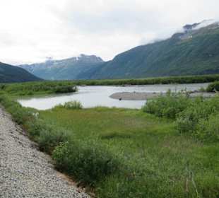 Auf dem Weg zu den Gletschern