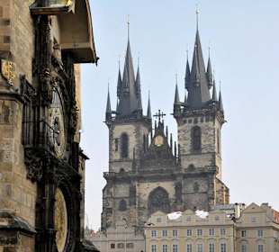 Altstädter Rathaus und Teynkirche