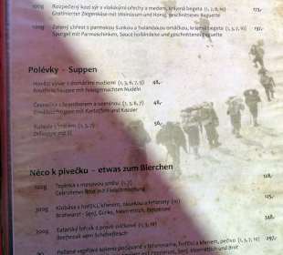 Cepin Getränke- und Speisenkarte