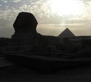 Sphinx bei Sonnenuntergang