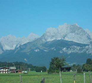 Nochmal Blick auf den wilden Kaiser
