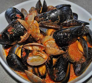PIkante Muscheln im La Veranda
