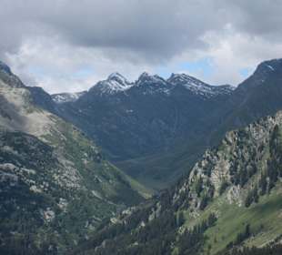 Ausblick von der Passhöhe