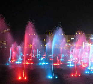 Wasserspiele auf der Palm