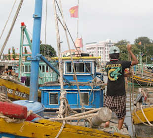 Fischerboote in Phan Thiet 