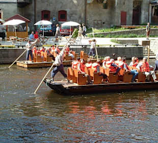 Floßfahrt auf der Moldau