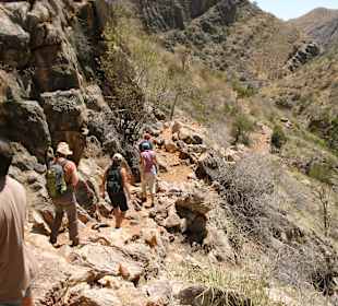 Wanderung in der Köcherbaumschlucht der Farm