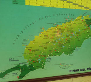 Karte von Pinar del rio