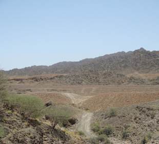 Gebirge bei den Hatta-Pools