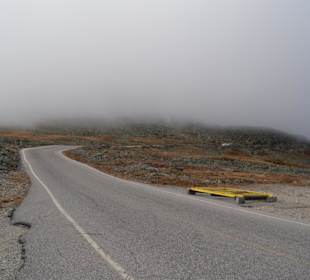 Straße zum Gipfel des Mount Washington