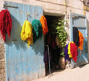 Färberei in den Gassen von Essaouira