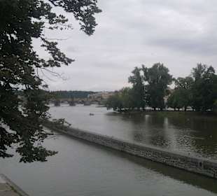 Blick auf die Moldau