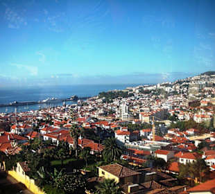 Funchal widziany z kolejki linowej