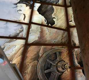 Glaserne Scheune - Glasbild 