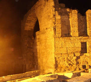 Side Ruinenstadt bei Nacht