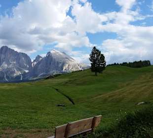 Oben auf der Seiser Alm