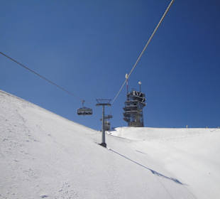 Mit dem Iceflyer zurück zur Bergstation