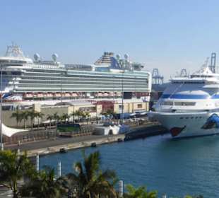 Ausblick von der Terrasse beim Restaurant WOK