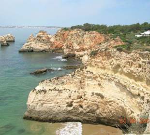 Klippenlandschaft Nähe Praia do Vau