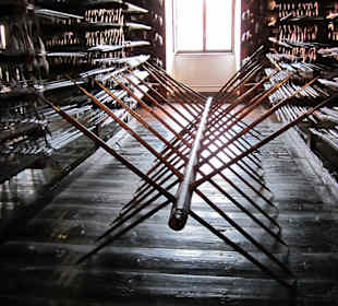 Reiter um Angreifer abzuwehren