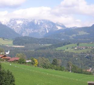 Ausblick von der Skisprungschanze