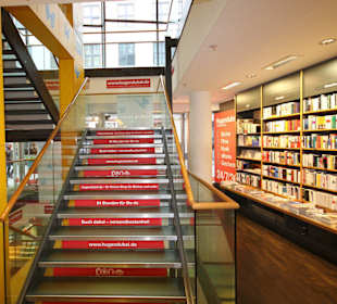 Rolltreppe zur ersten Etage