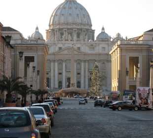 Wir nähern uns dem Petersdom