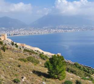 Burg Alanya - Burgmauer