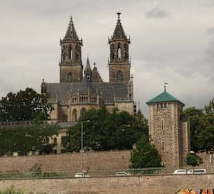 Der Dom von Magdeburg am Domplatz