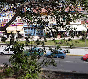 Blick von der Strandpromenade zum Annexo