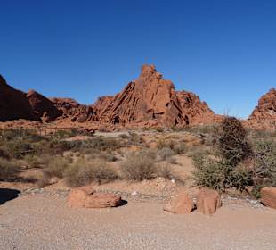 Im Valley of Fire unterwegs