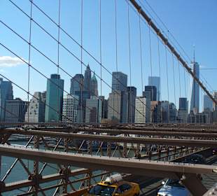 Auf der Brooklyn Bridge