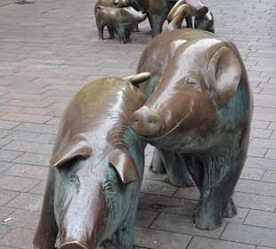 Ansichten des Denkmals in der Sögestraße