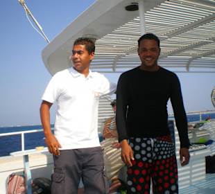 Unser tolles Team vom Boot