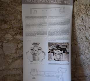 Info-Tafel in der Festung