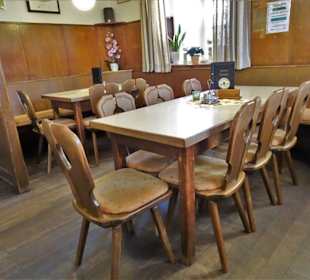 In den Gasträumen von Hübner Bräu Steinfeld