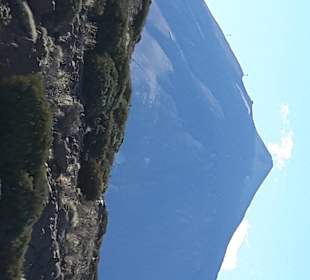 Teide mit Rauchwolke!