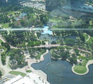 Blick auf den Park des KLCC