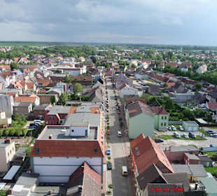 Blick über die Vinetastadt Barth