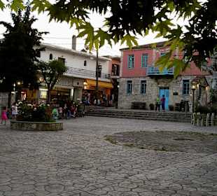 Afithos Altstadt Dorfplatz